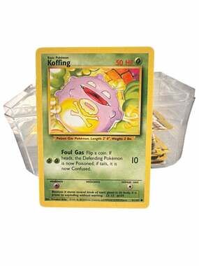 Pokémon Koffing 51/102 Base Set Unlimited Common Card